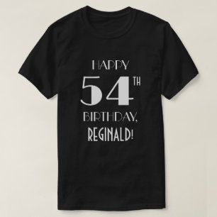 54e Verjaardagsfeest - Art Deco Geïnspireerd Uitzi T-shirt