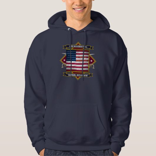 54th Massachusetts V.I. Hoodie (Voorkant)
