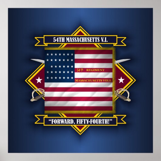54th Massachusetts V.I. Poster (Voorkant)