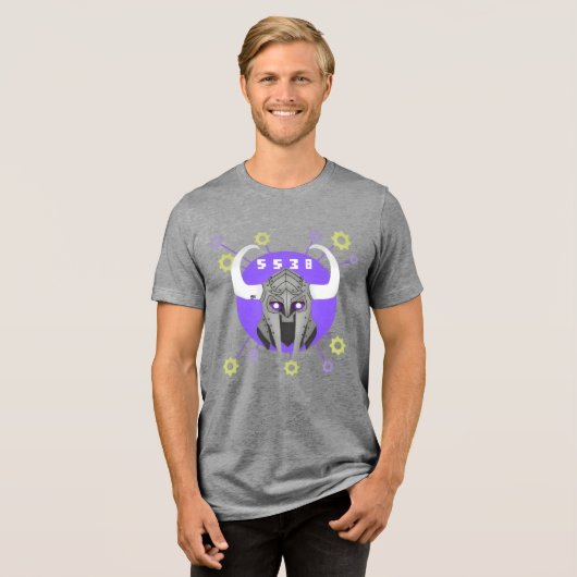 5538- Season 25/26 - Team Swag  Tri-Blend Shirt (Voorkant volledig)
