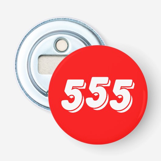 555 BUTTON FLESOPENER (Voorkant)