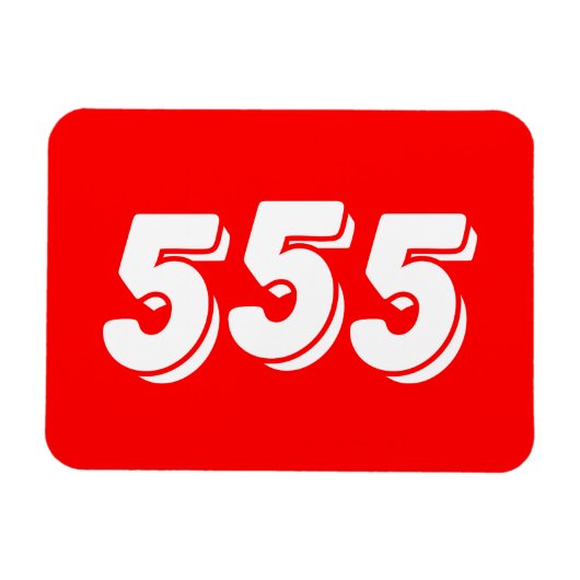 555 MAGNEET (Horizontaal)