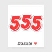 555 STICKER (Vel)