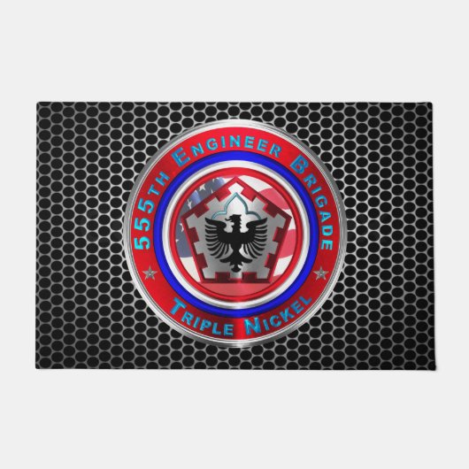 555th Engineer Brigade Deurmat (Voorkant)
