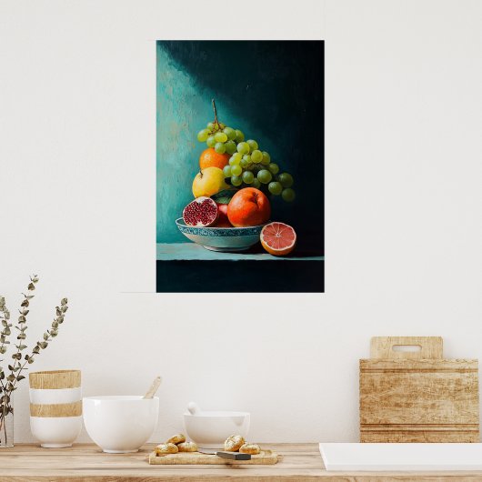 558 Stilleven Poster (Keuken)