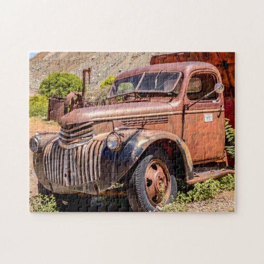 5592- Rusty Old Truck Puzzel Legpuzzel (Horizontaal)