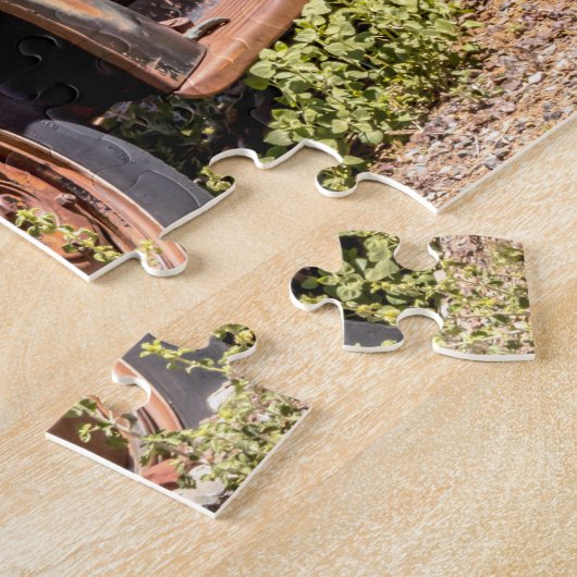 5592-Vintage Rusty Old Truck Puzzle (Côté)