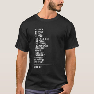 55 Burgers 55 Fries T-shirt