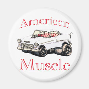 55 Chevy American Muscle Magneet