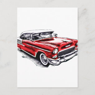 55 Chevy Briefkaart