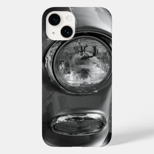 55 Chevy Koplamp Grayscale Case-Mate iPhone Case (Achterkant)