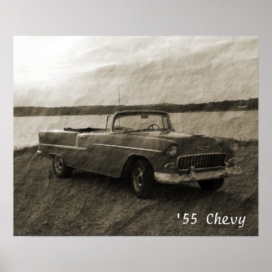 "55 Chevy Poster (Voorkant)