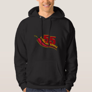 #55 Chili Hoodie door de ventilator vervaardigde