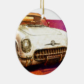55 Corvette schilderij Keramisch Ornament (Rechts)