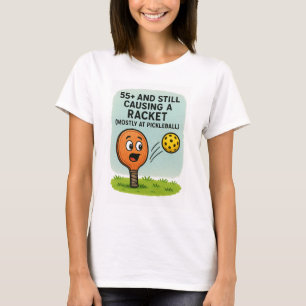 55+ en nog steeds herrie schoppen (vooral bij Pick T-shirt