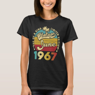55 jaar Geweldige sinds juni 1967 55th T-shirt