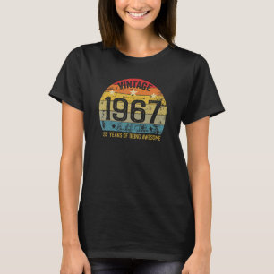 55 Jaar Oud Vintage 1967 55e B Dag T-shirt