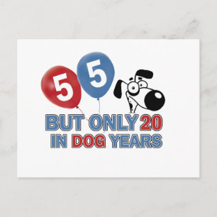 55 jaar Oude design Briefkaart