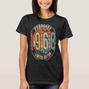 55 jaar Oude Geweldige februari 1968 55th Bi T-shirt