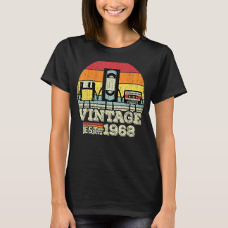 55 jaar oude Vintage 1968 55e verjaardag Mannen vr T-shirt