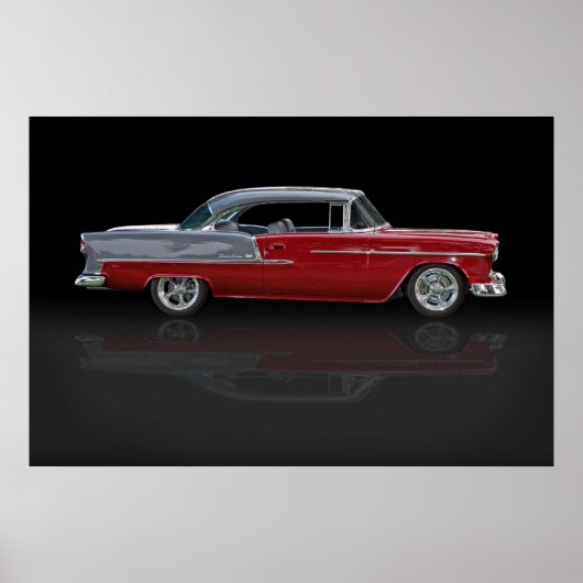 55 klassieke auto poster (Voorkant)