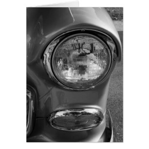 55 Niveaux de gris Chevy Headlight