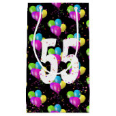 55e Anniversaire Ballons et petit sac cadeau Confe (Devant)