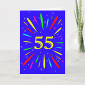 55e anniversaire carte d'explosion (Devant)
