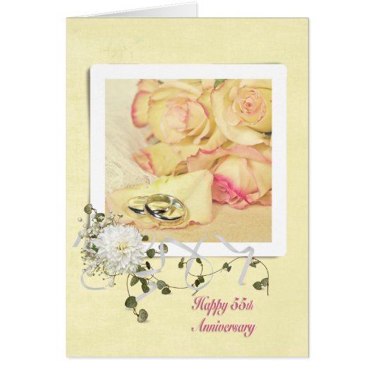 55e anniversaire de Mariage Rose (Devant)