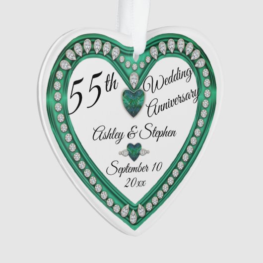 55e anniversaire du Mariage Alexandrite Diamond (devant)