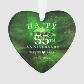 55e anniversaire du Mariage des joyaux d'émeraude (dos)