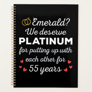55e anniversaire du Mariage I - Emerald Funny Coup
