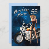 55e anniversaire Invitation (Devant / Derrière)