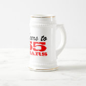 55e anniversaire Mug | Cadeau pour hommes (Devant droit)