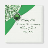 55e bruiloft Jubileum magneet (Voorkant)