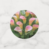 55e bruiloft Jubileum Pink Calla Lily Confetti (Kleine voorkant)