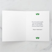 55e Jubileum Emerald Hearts Kaart (Binnen)