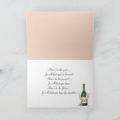 55e Jubileum hortensia boeket Kaart (Binnen)