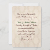 55e Jubileum Rozen Kaart (Achterkant)