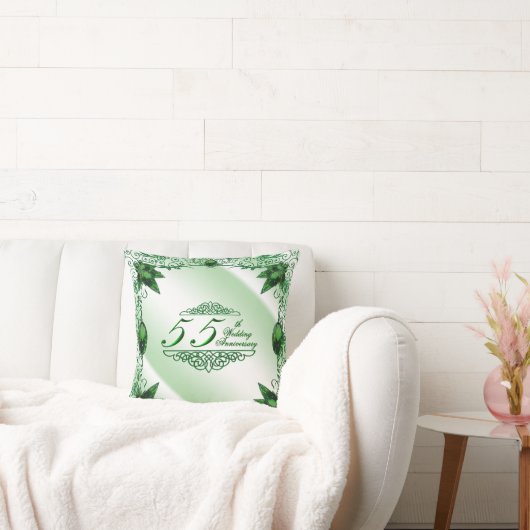 55e Mariage Coussin de l'anniversaire (Canapé)