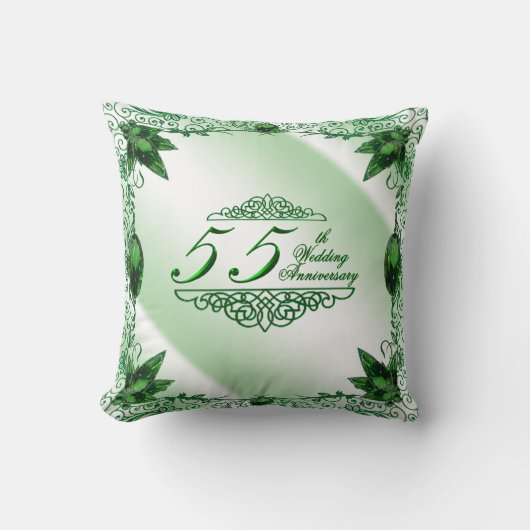 55e Mariage Coussin de l'anniversaire (Recto)