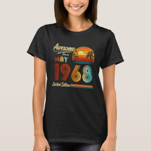 55e verjaardag 55 jaar oud Geweldige sinds mei 196 T-shirt
