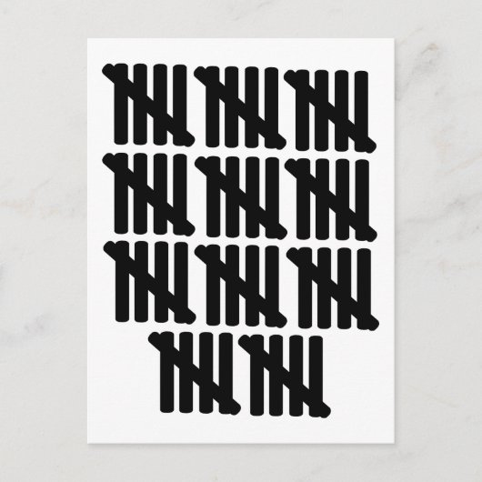 55e verjaardag briefkaart (Voorkant)