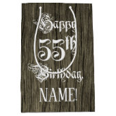 55e verjaardag: Fancy, Faux Hood Kijk + Aangepaste Medium Cadeauzakje (Voorkant)