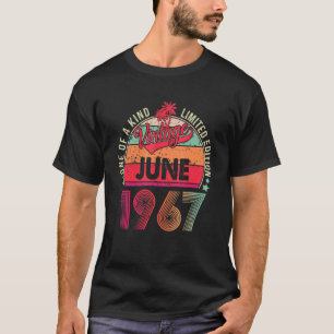 55e verjaardag Geweldige sinds juni 1967 T-shirt