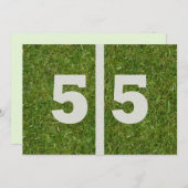 55e verjaardag! kaart (Voorkant / Achterkant)