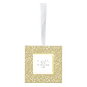 55e verjaardag Keepasblauw Random Number Pattern Kubus Ornament (Rechts)