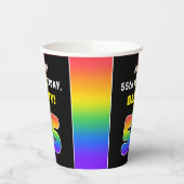 55e verjaardag: kleurrijke regenboog # 55, Naam va Papieren Bekers (Links)