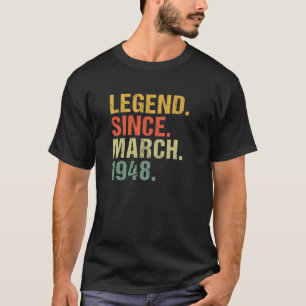 55e verjaardag Legenda sinds maart 1967 gedurende T-shirt