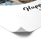 55e Verjaardag Nummer 55 Fotocollage Jubileum Poster (Hoek)